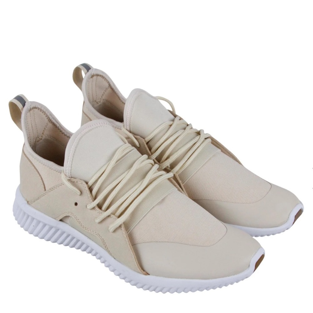 Steve Madden Getcha Mens Pink Canvas Lace Up Lifestyle Sneakers Shoes size 10